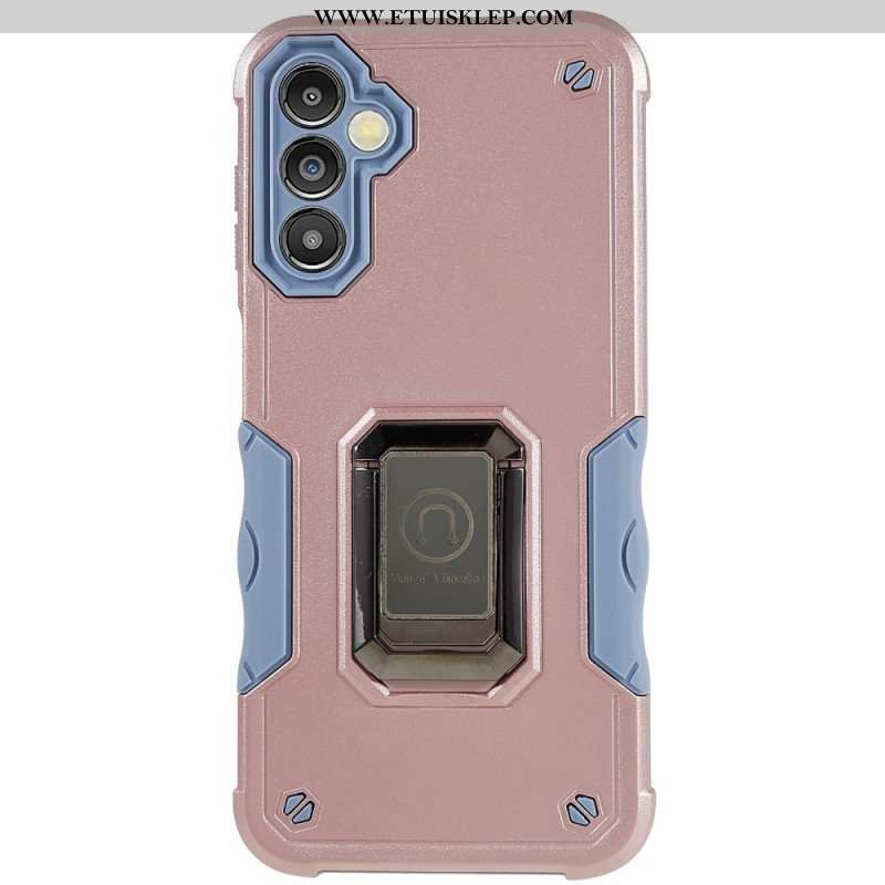 Etui do Samsung Galaxy A14 / A14 5G Wsparcie Pierścienia Z Efektem Metalu